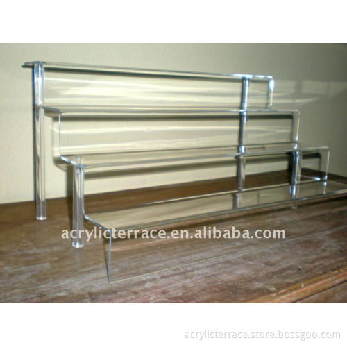Clear Acrylic 4-Step Display Stand